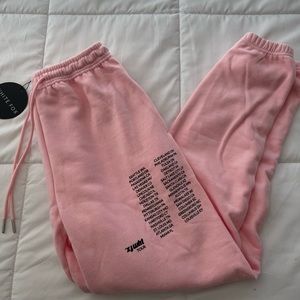 White Fox Sweat Pants